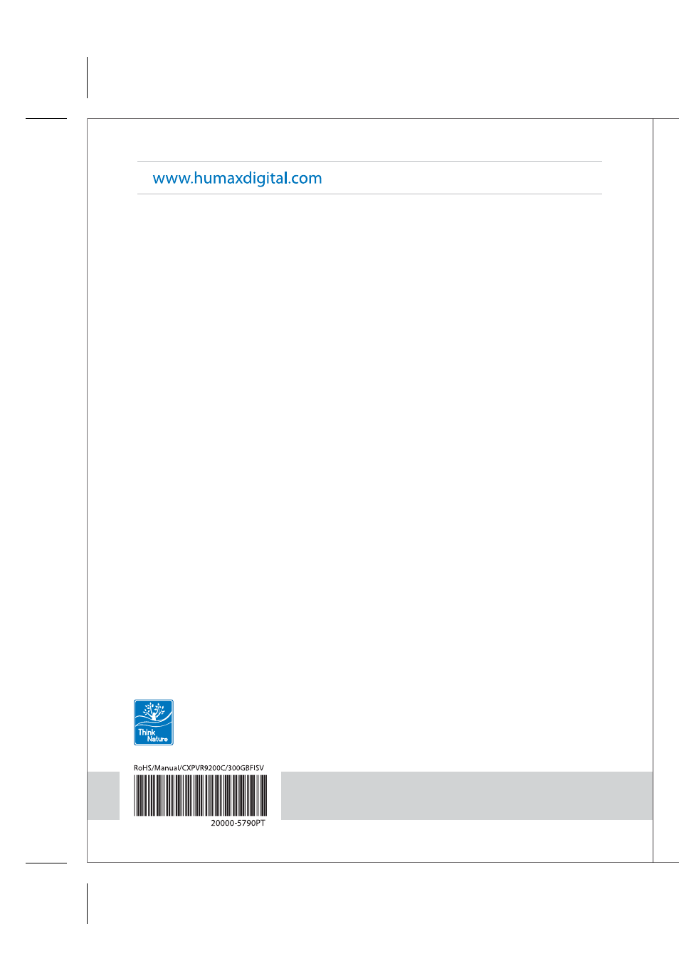 Humax CX PVR-9200C User Manual | Page 90 / 90
