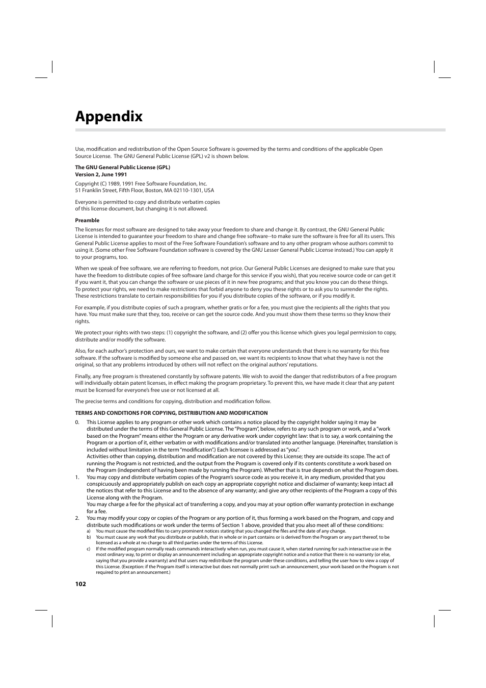 Appendix | Humax IHDR-5200C User Manual | Page 103 / 110