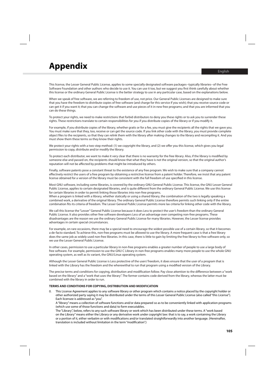 Appendix | Humax IHDR-5200C User Manual | Page 106 / 110