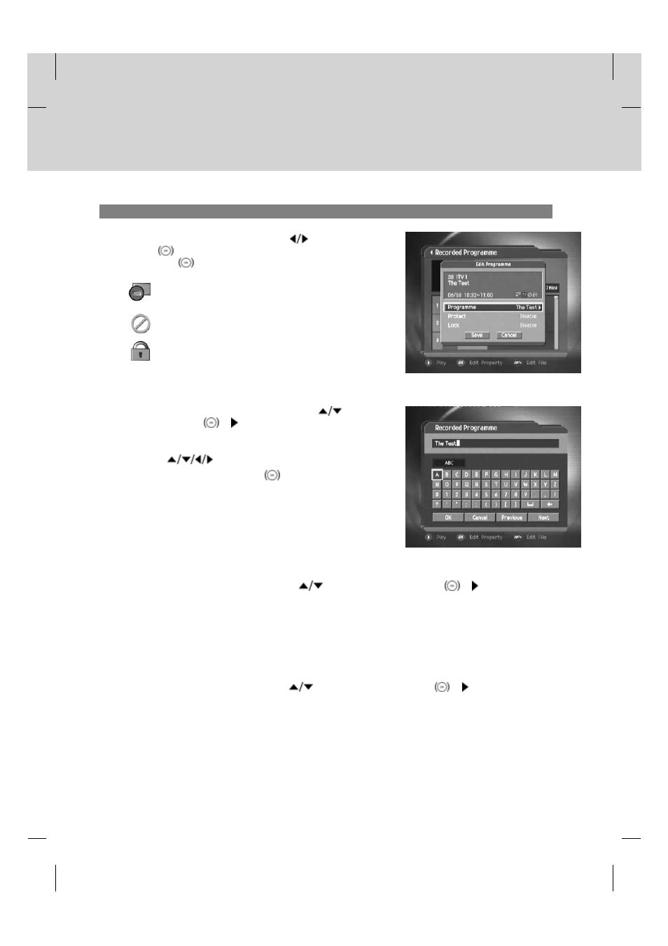 Editing a recorded programme, Gb 35 | Humax PVR-9200T User Manual | Page 36 / 85