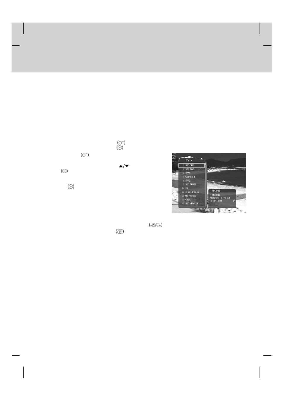 Channel list, 1 displaying and switching channel list | Humax PVR-9200T User Manual | Page 42 / 85