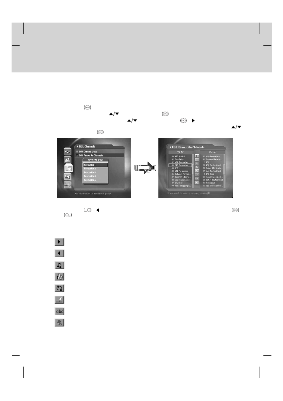 4 edit favourite channels, Gb 45 | Humax PVR-9200T User Manual | Page 46 / 85