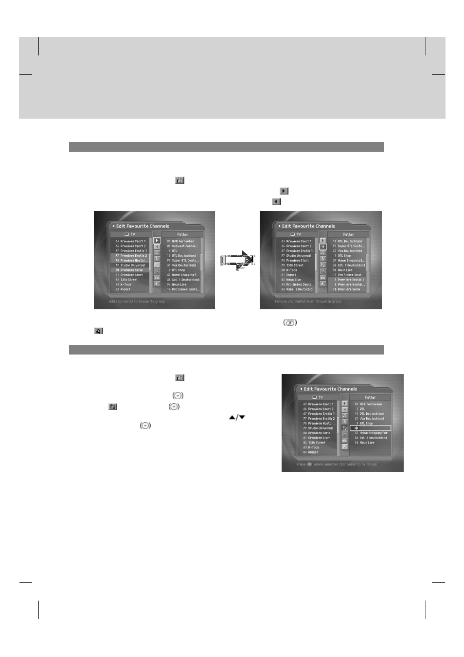 Channel list | Humax PVR-9200T User Manual | Page 47 / 85