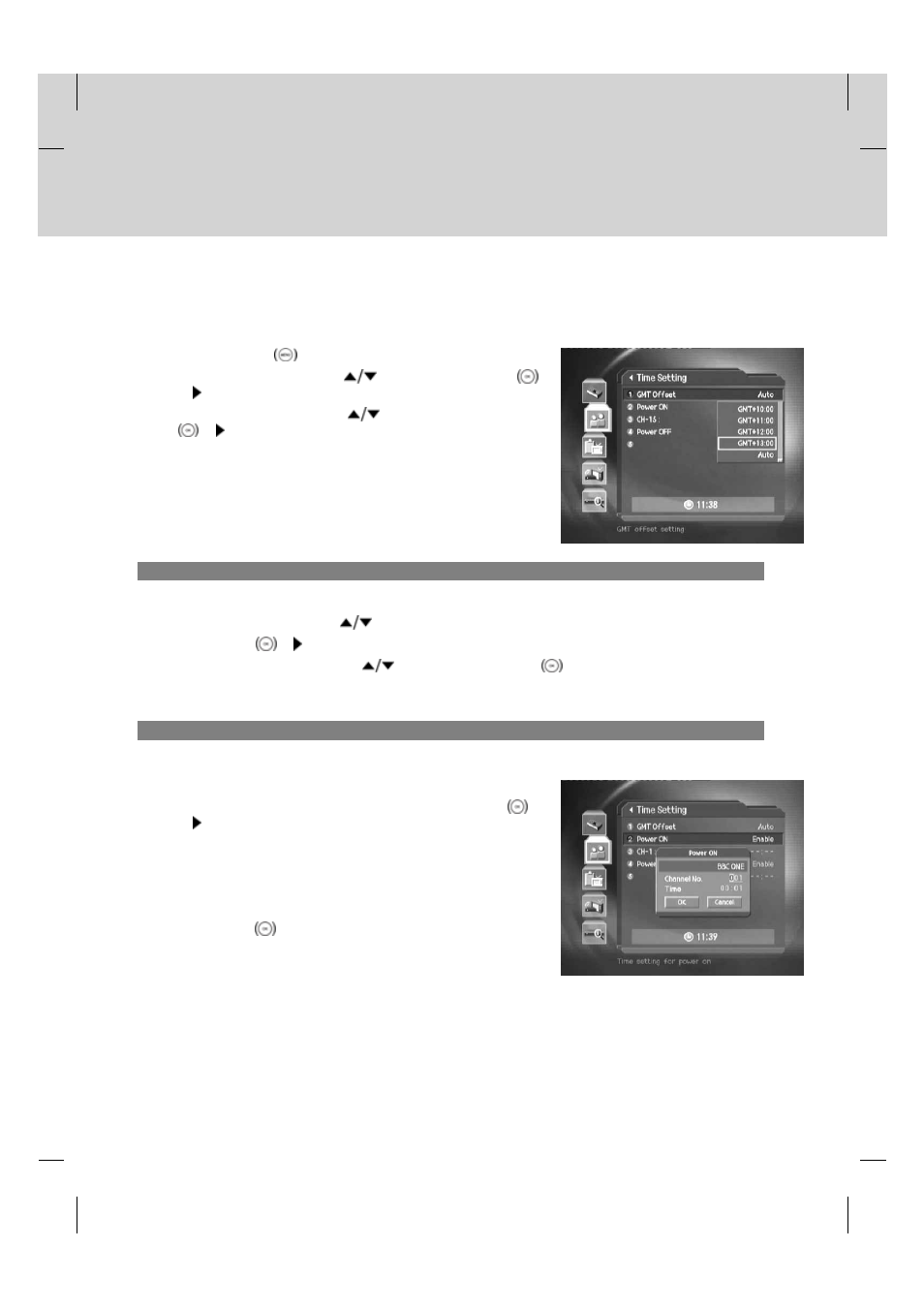 Setting preferences, 3 time setting | Humax PVR-9200T User Manual | Page 57 / 85