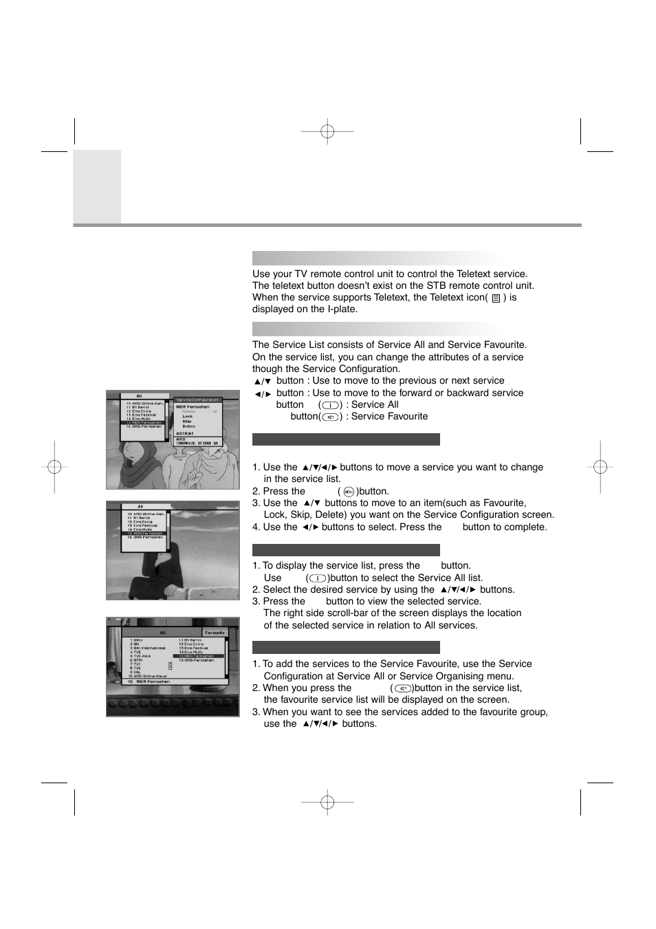 Guide of functions | Humax VA-FOX User Manual | Page 17 / 51