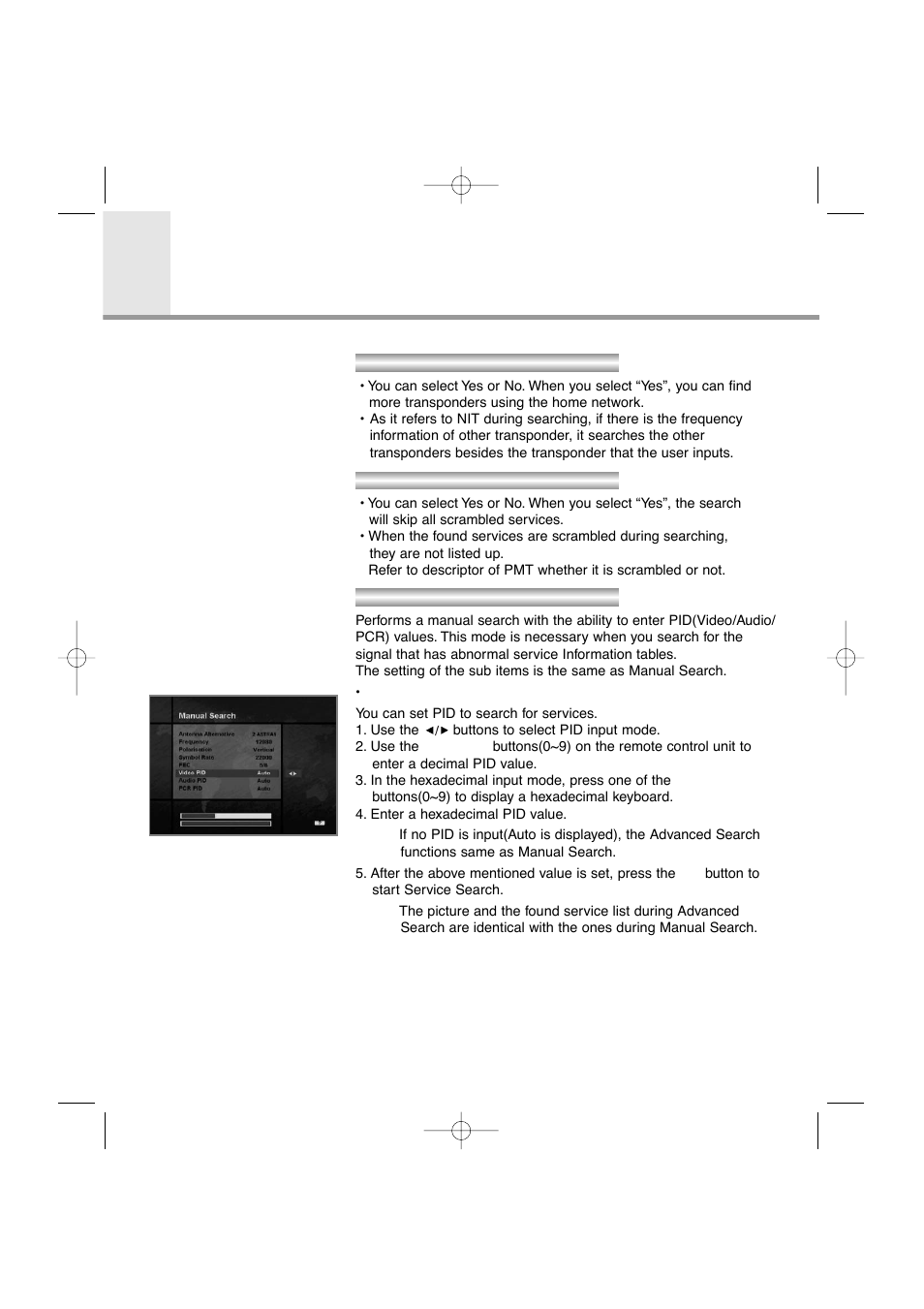 Guide of main menu | Humax VA-FOX User Manual | Page 33 / 51