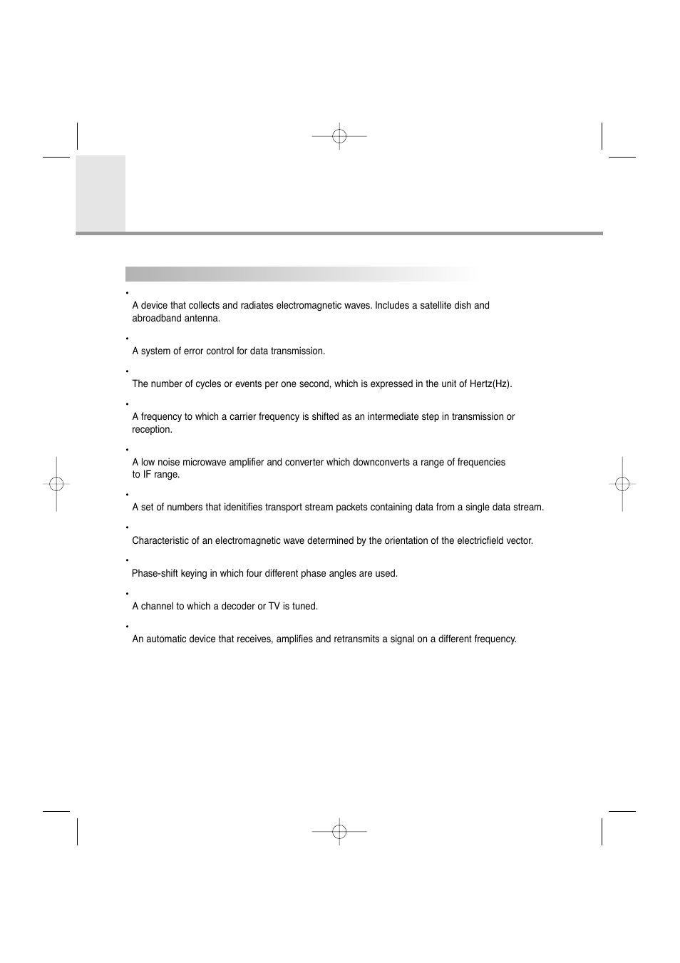 Glossary | Humax VA-FOX User Manual | Page 5 / 51