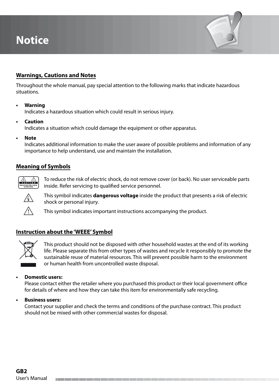 Notice | Humax IHDR-5050C User Manual | Page 3 / 110