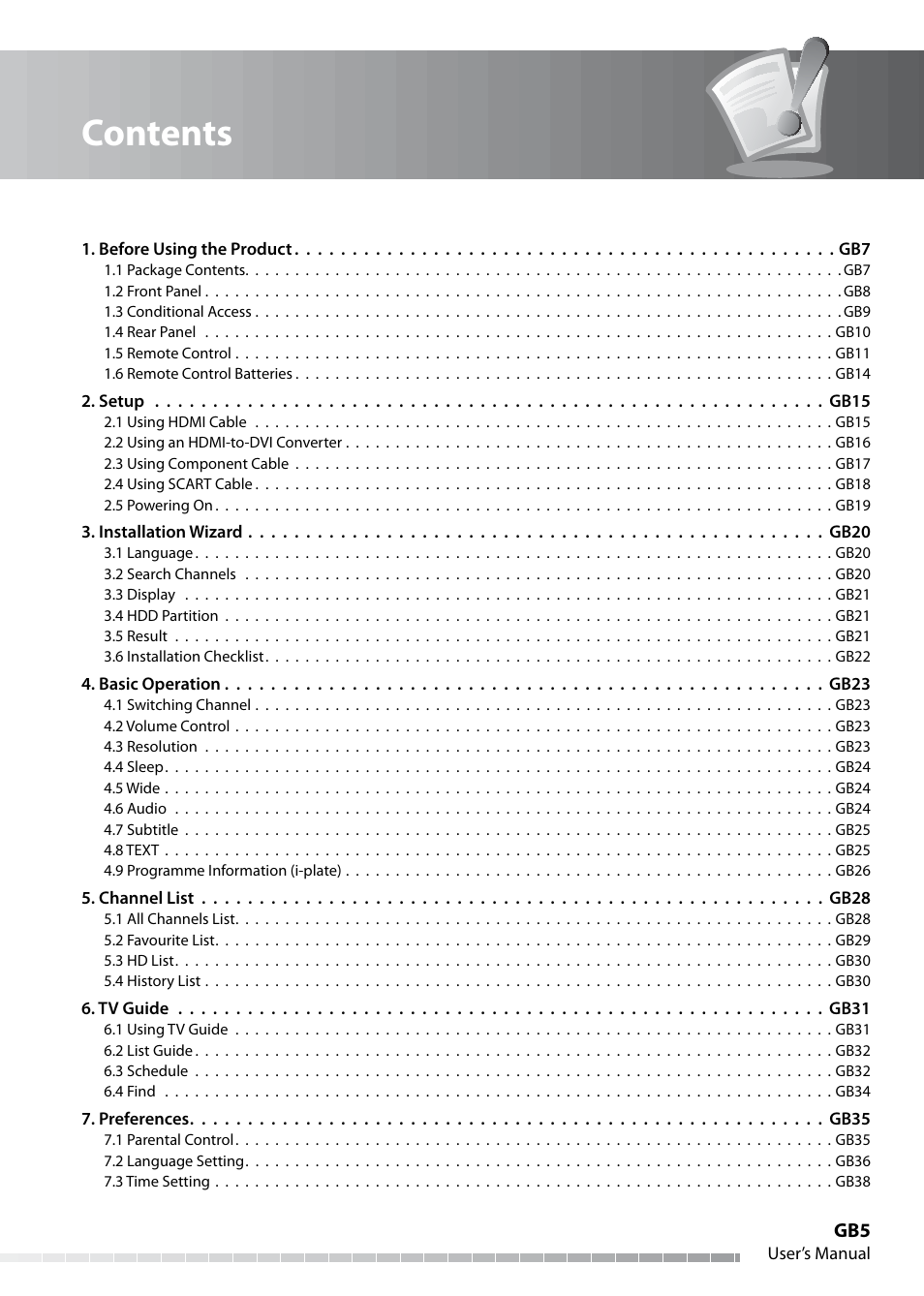 Humax IHDR-5050C User Manual | Page 6 / 110