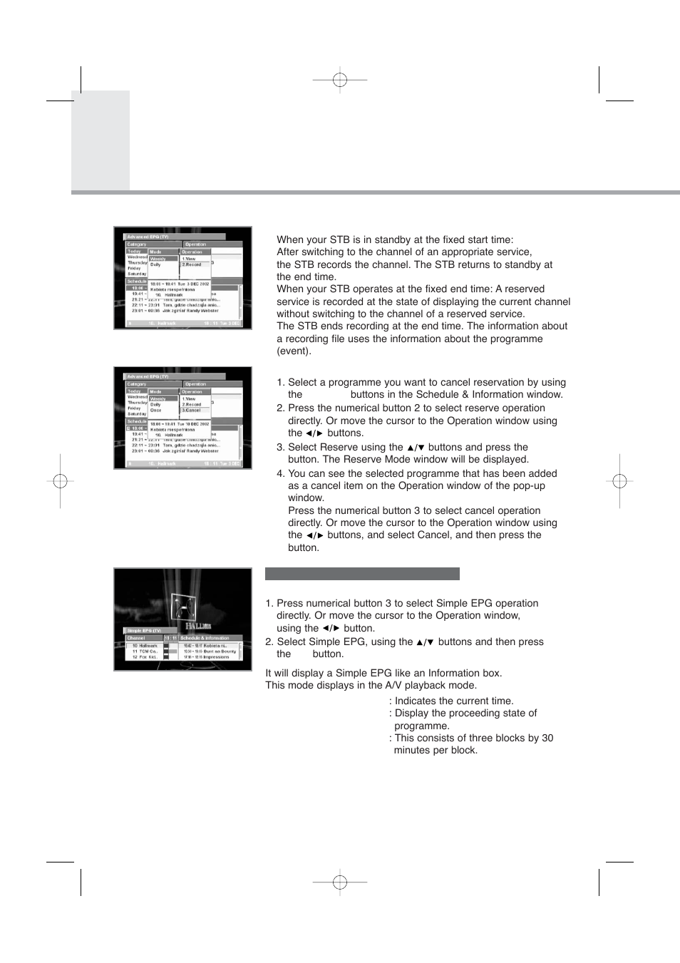Main menu guide | Humax PVR-8000 User Manual | Page 31 / 62