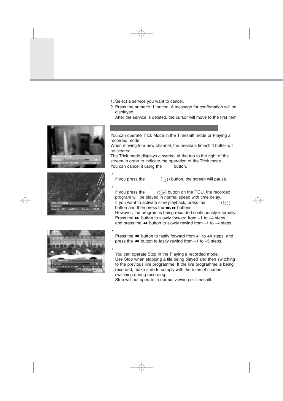 Hard disk recorder | Humax PVR-8000 User Manual | Page 49 / 62