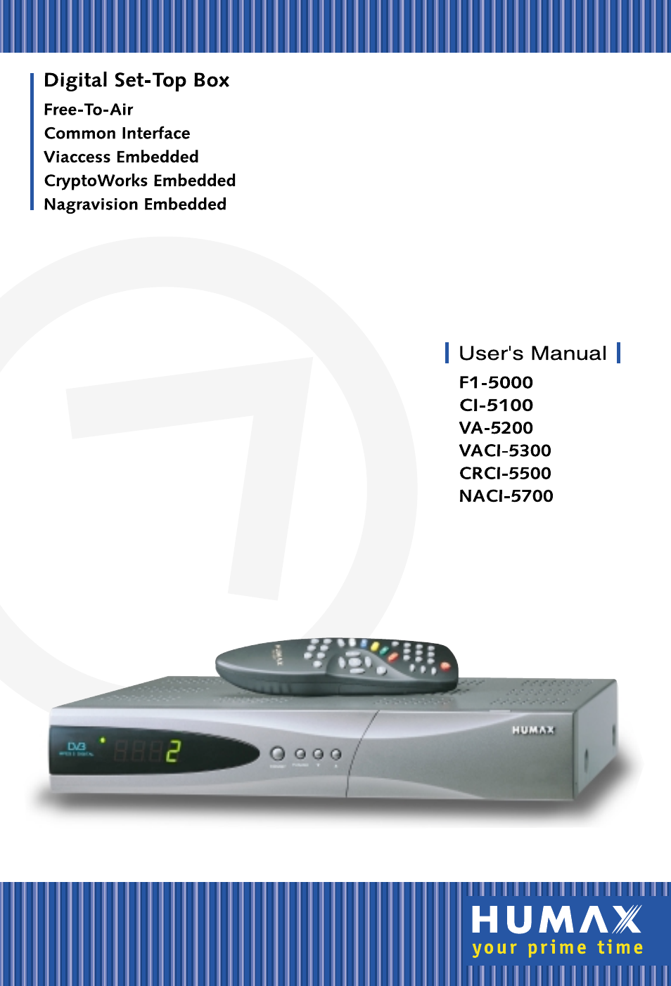 Humax CI-5100 User Manual | 52 pages