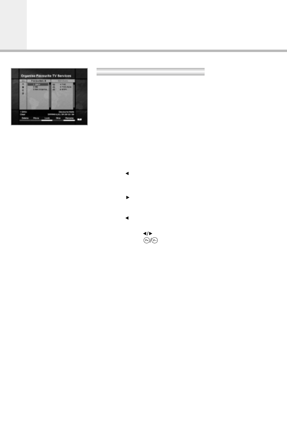 Guide of main menu | Humax CI-5100 User Manual | Page 28 / 52