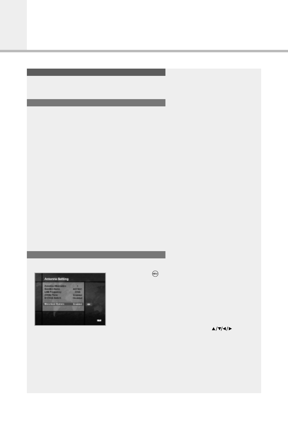 Motorised system | Humax CI-5100 User Manual | Page 43 / 52