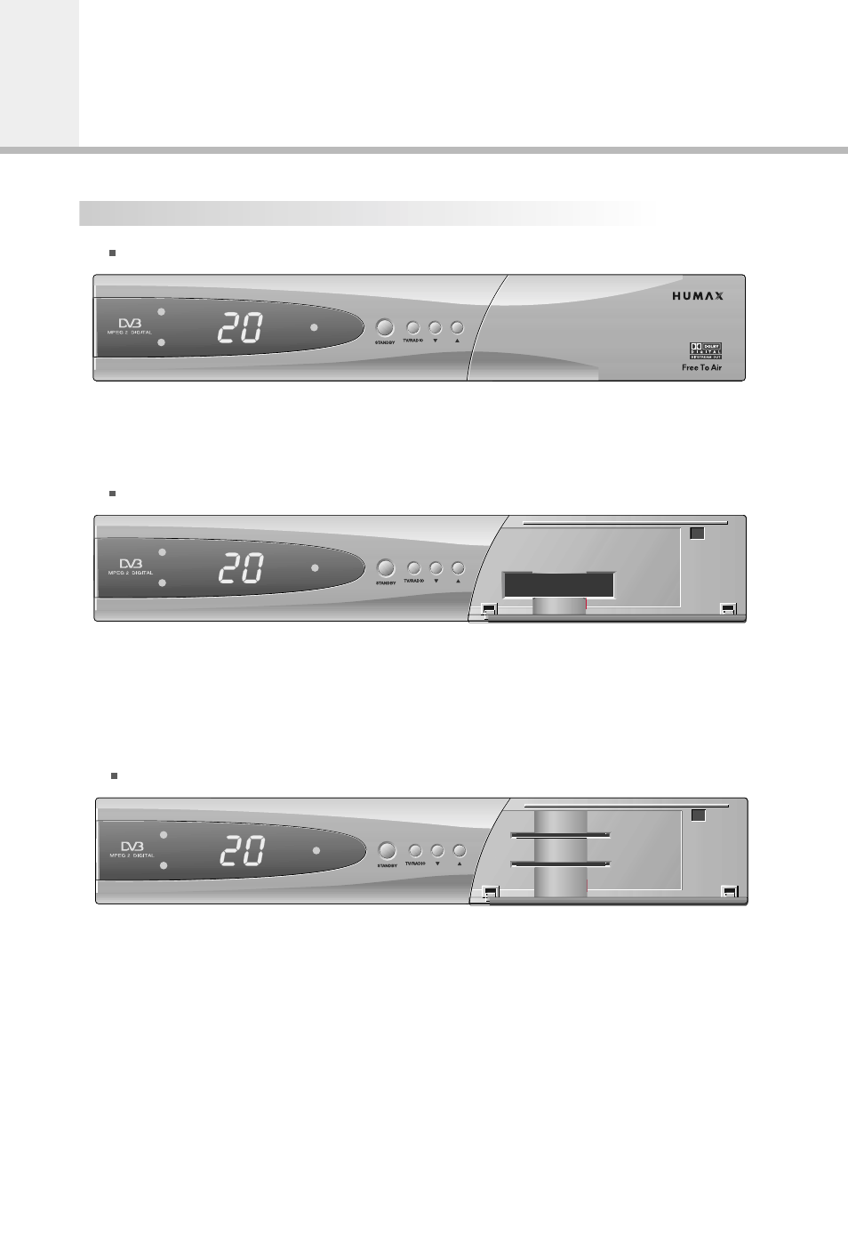 Stb connections | Humax CI-5100 User Manual | Page 8 / 52