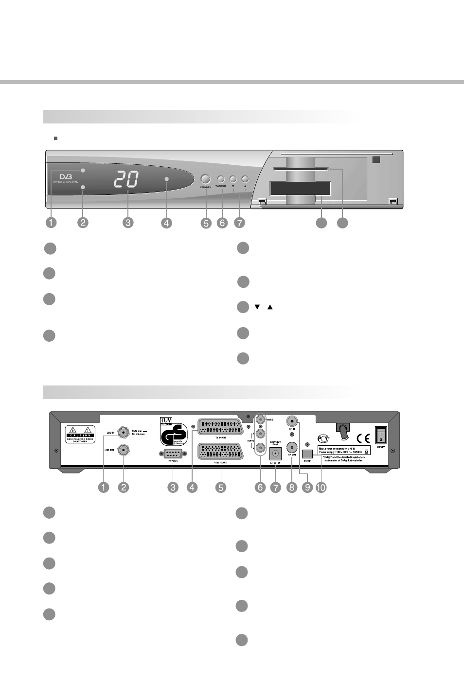 Humax CI-5100 User Manual | Page 9 / 52