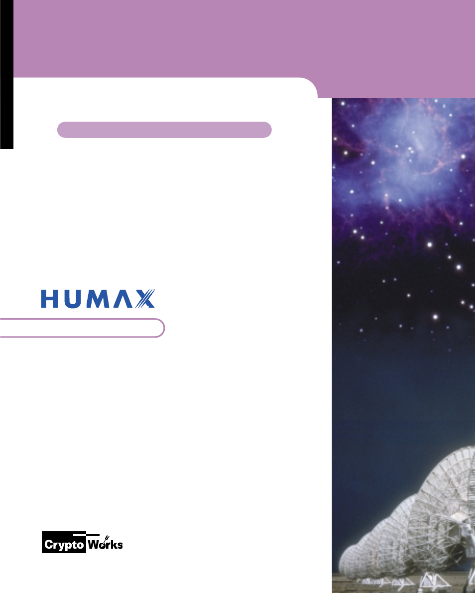 Humax CR-3510 User Manual | 39 pages