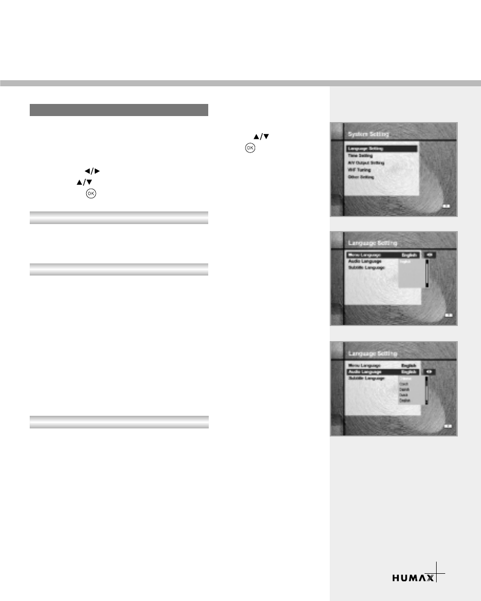 Humax CR-3510 User Manual | Page 21 / 39