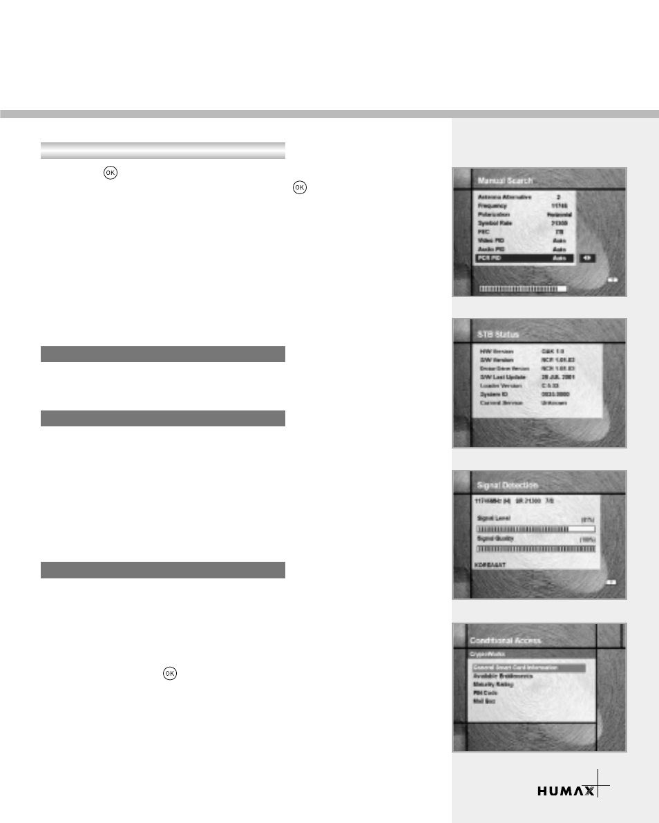 Humax CR-3510 User Manual | Page 29 / 39