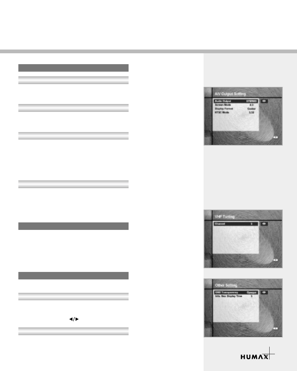Humax VA-3210 User Manual | Page 23 / 38