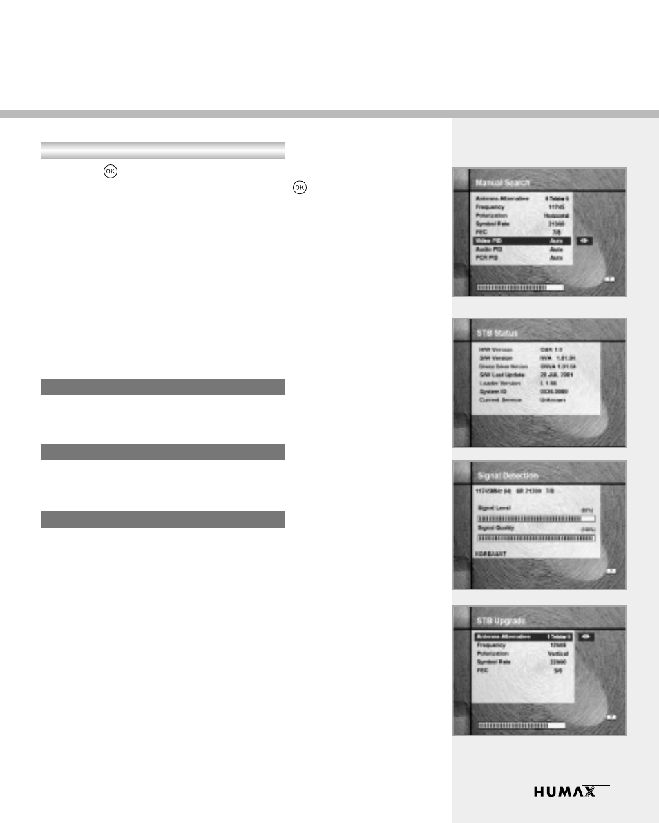 Humax VA-3210 User Manual | Page 29 / 38