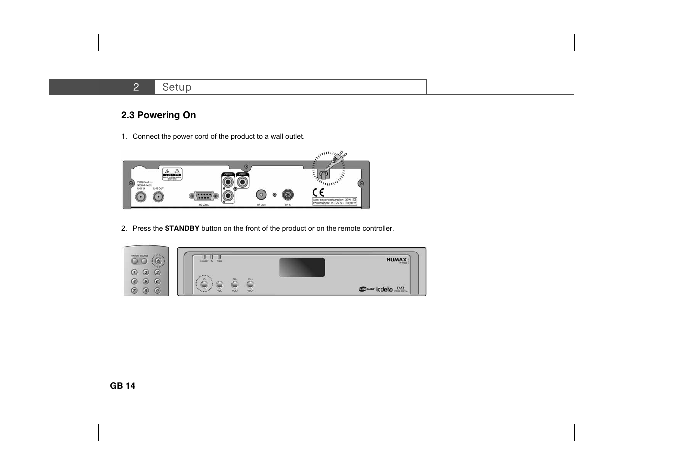 Humax IR-PLUS User Manual | Page 15 / 41