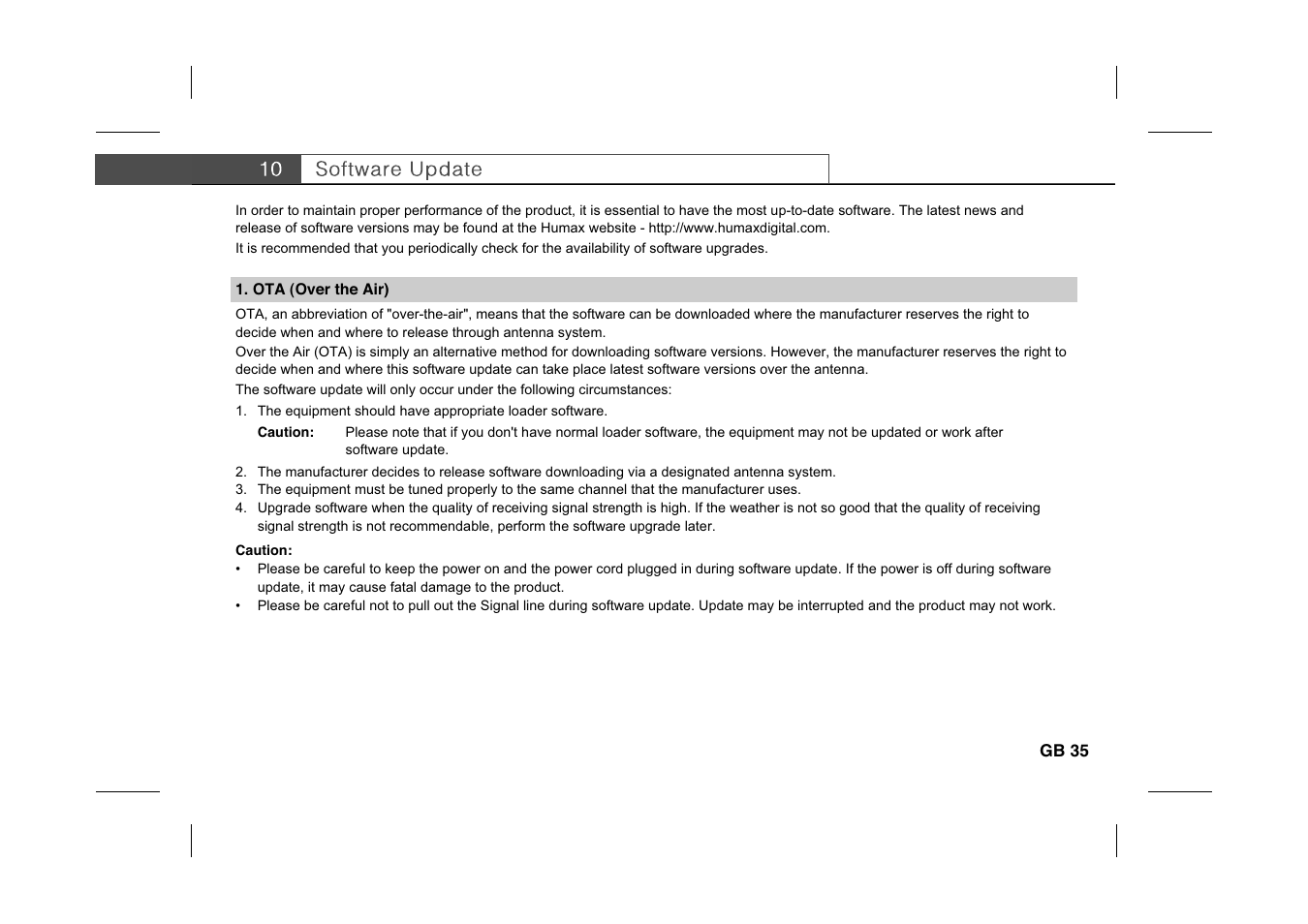 Humax IR-PLUS User Manual | Page 36 / 41