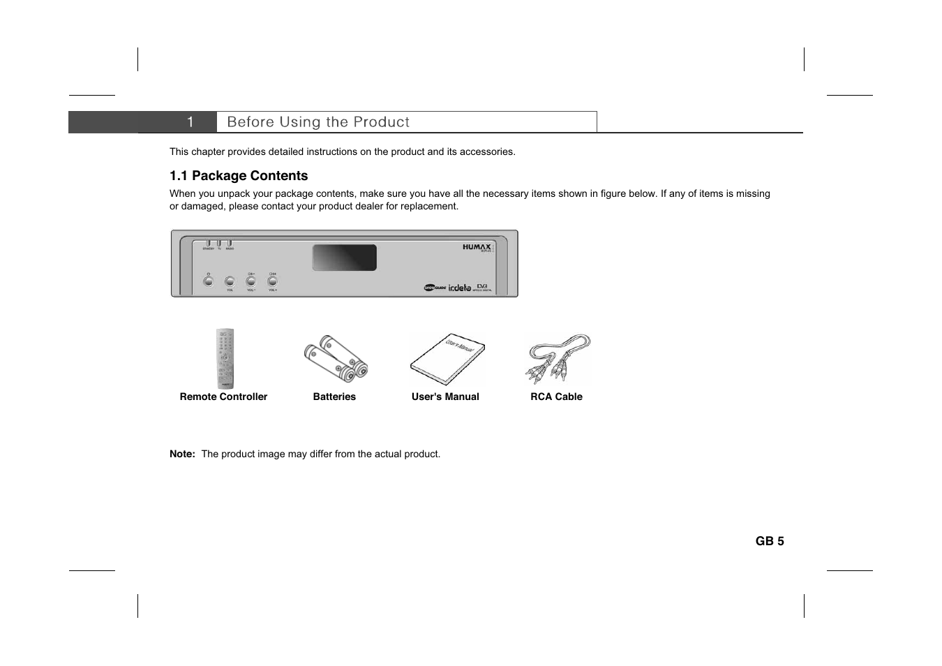 Humax IR-PLUS User Manual | Page 6 / 41