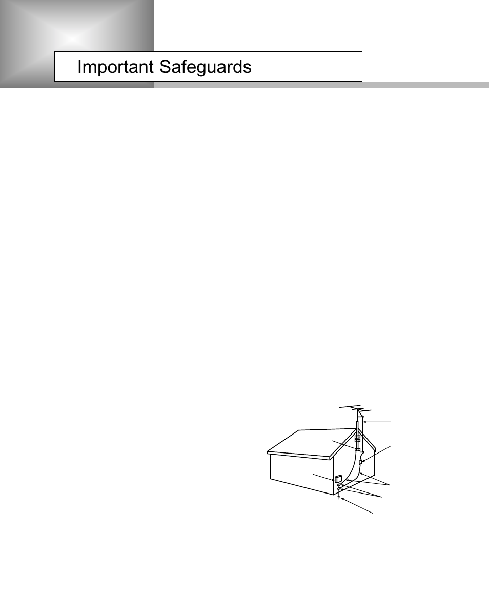 Important safeguards | Humax NA-3712 User Manual | Page 5 / 49