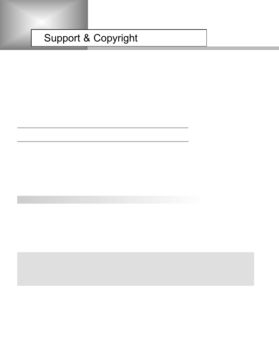 Support & copyright | Humax NA-3712 User Manual | Page 7 / 49