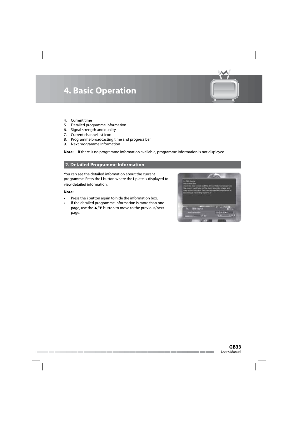 Basic operation | Humax COMBO-9000 User Manual | Page 34 / 86