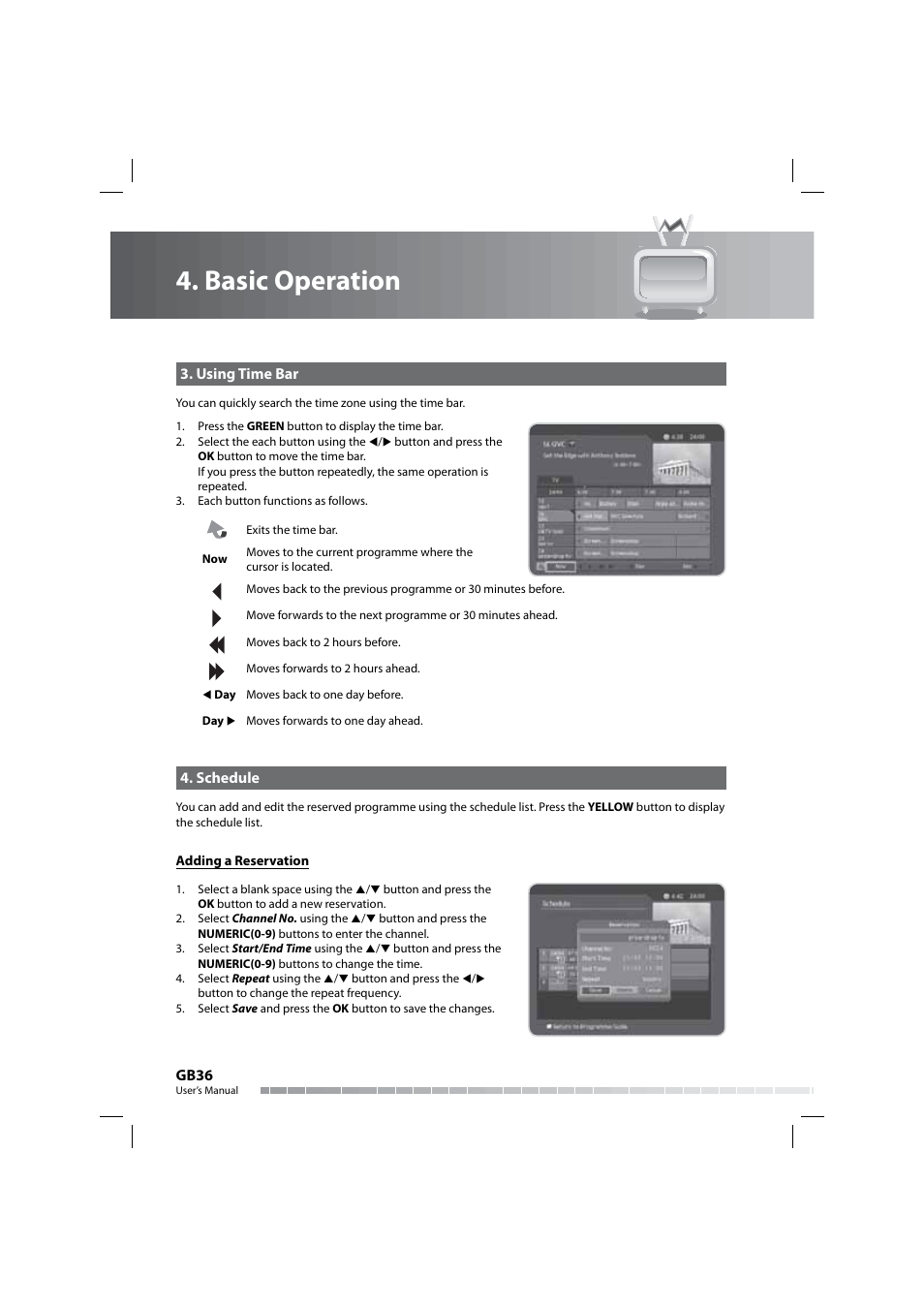 Basic operation | Humax COMBO-9000 User Manual | Page 37 / 86