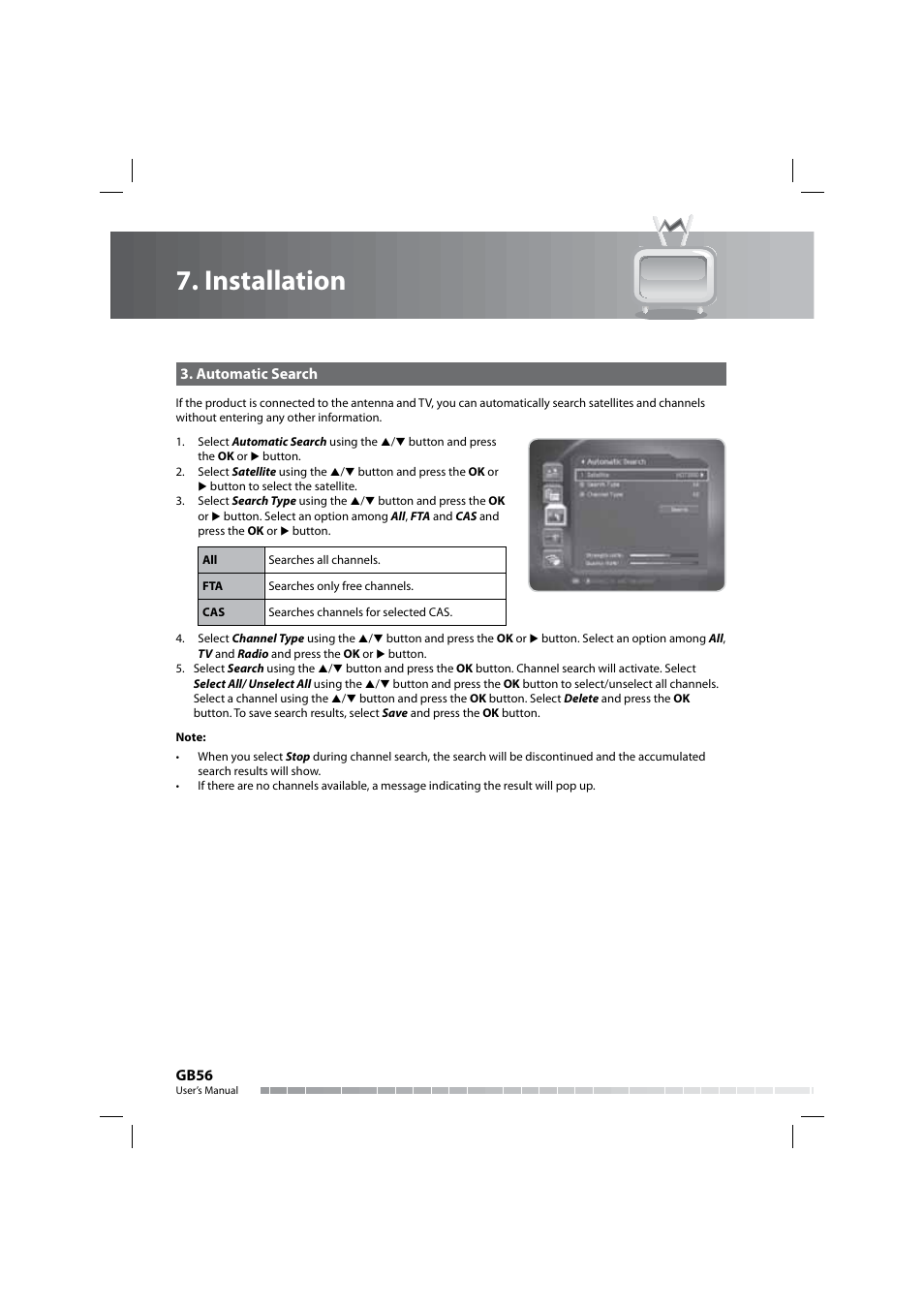 Installation | Humax COMBO-9000 User Manual | Page 57 / 86