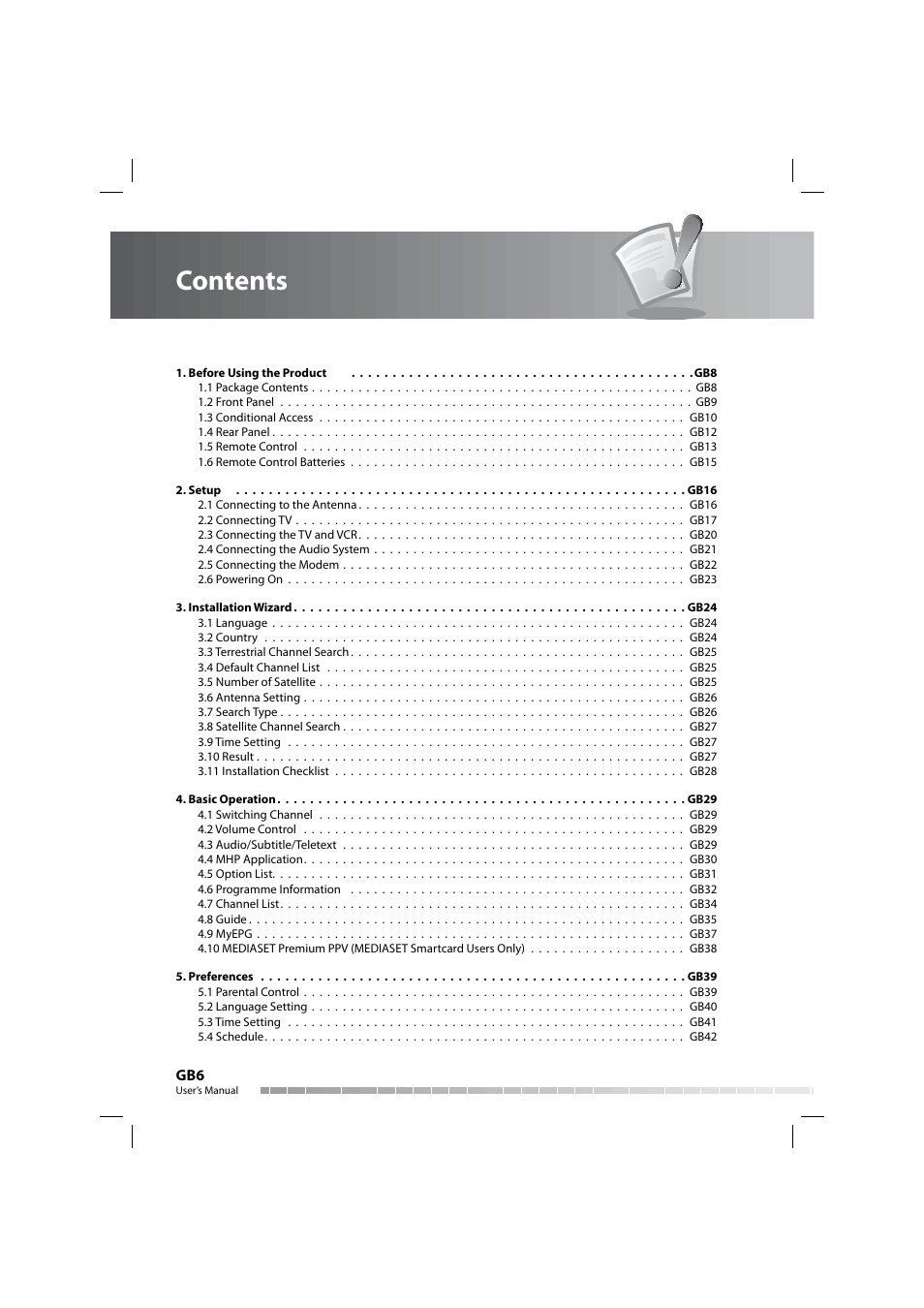 Humax COMBO-9000 User Manual | Page 7 / 86