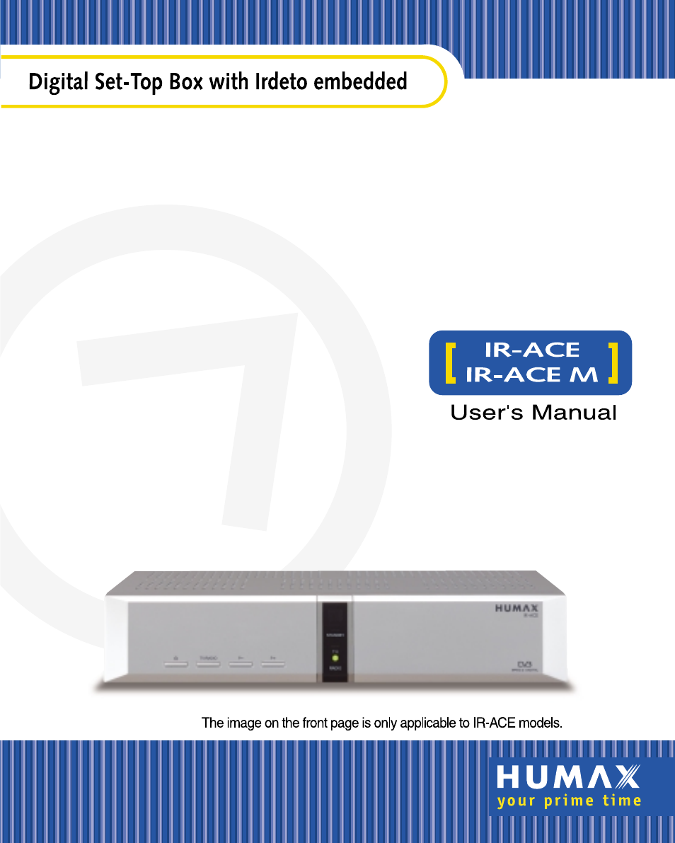 Humax IR-ACE M User Manual | 59 pages