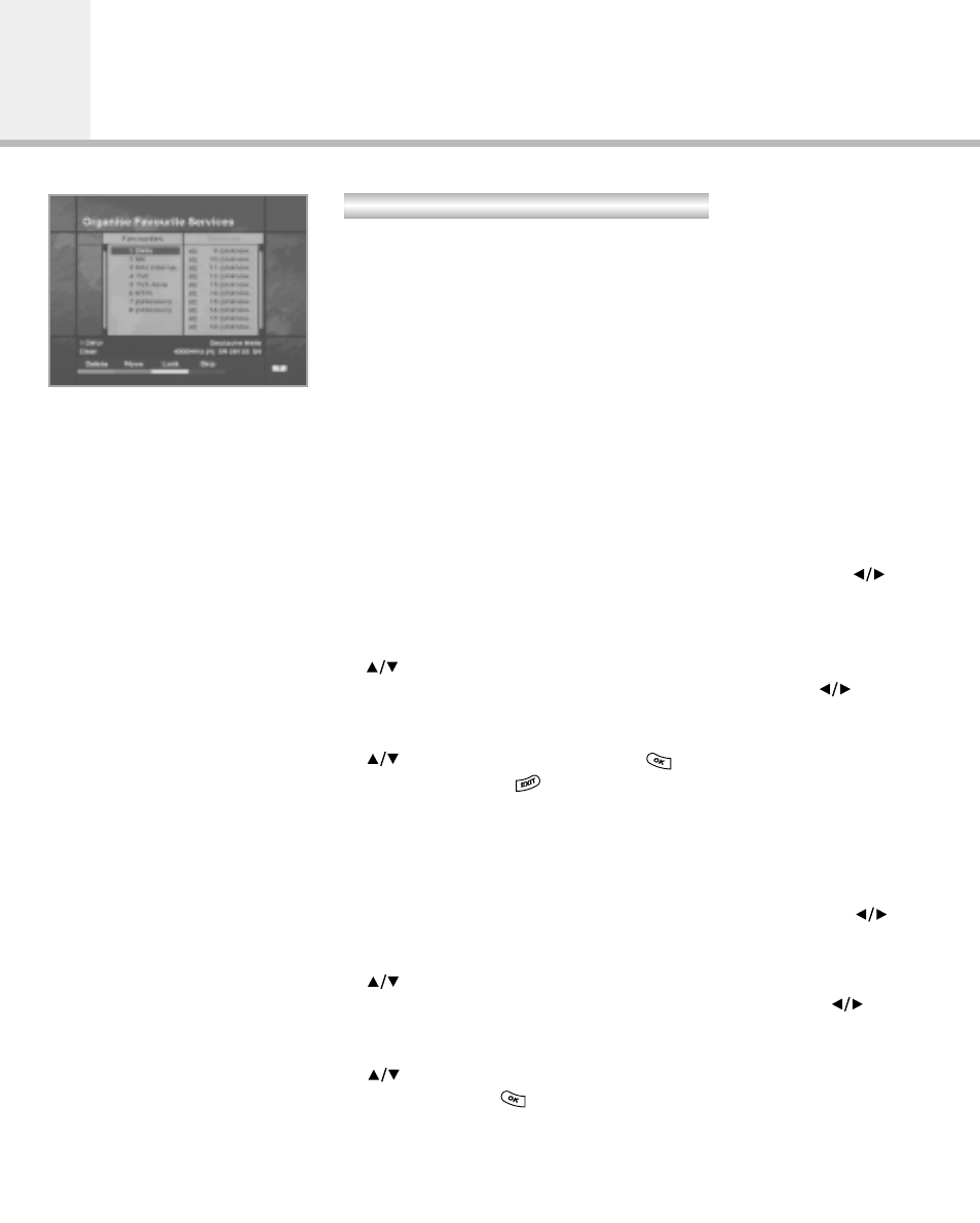 Main menu guide | Humax IR-ACE M User Manual | Page 35 / 59