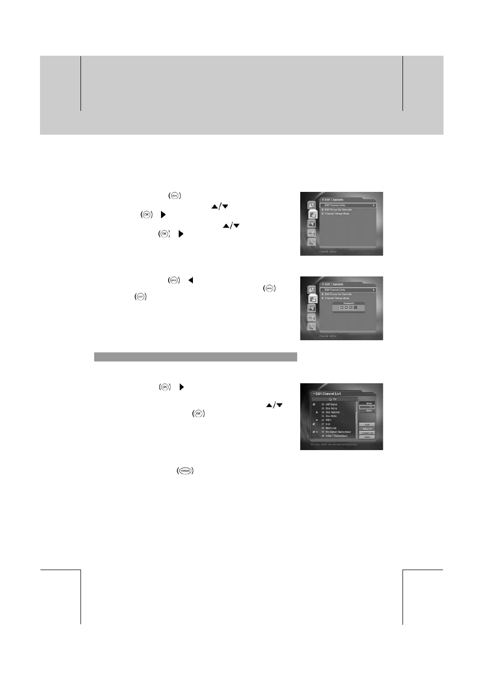 Channel list | Humax F2-FOXT User Manual | Page 25 / 72