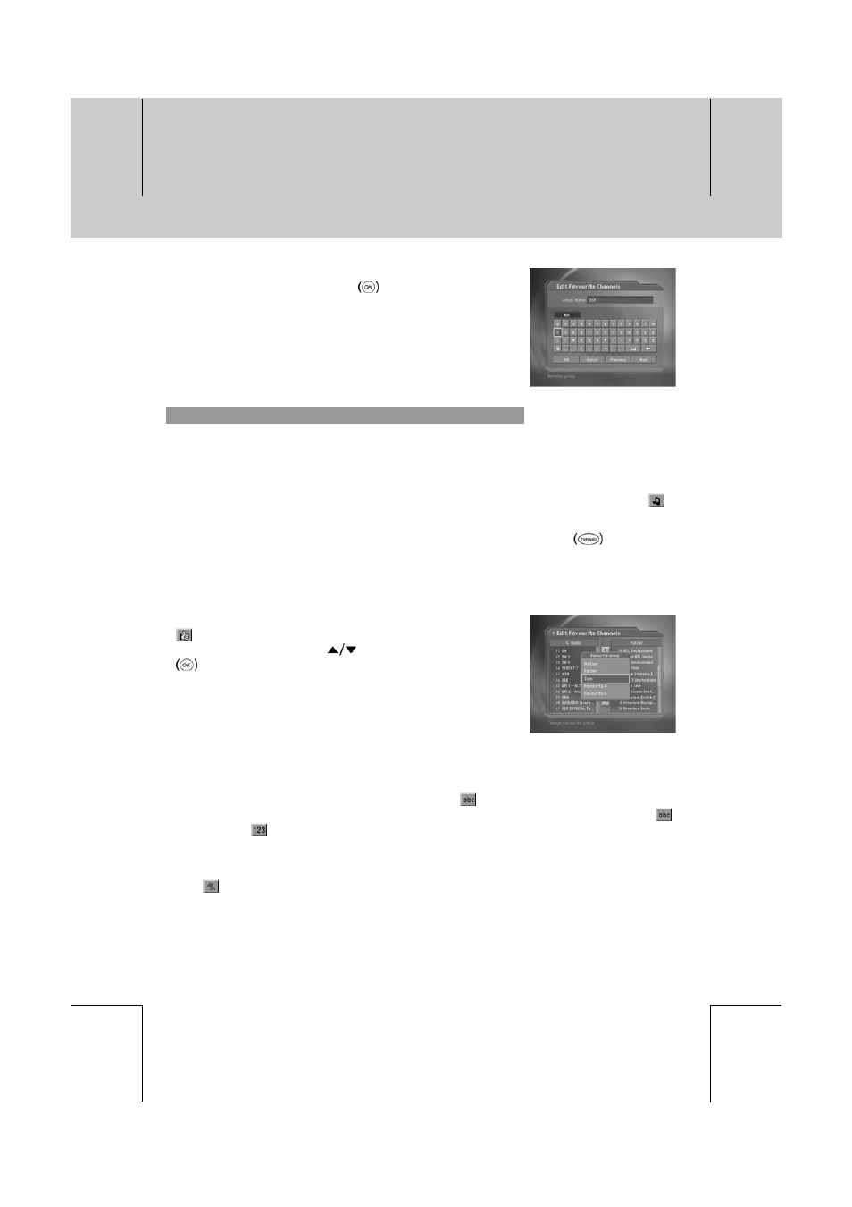 Channel list | Humax F2-FOXT User Manual | Page 29 / 72