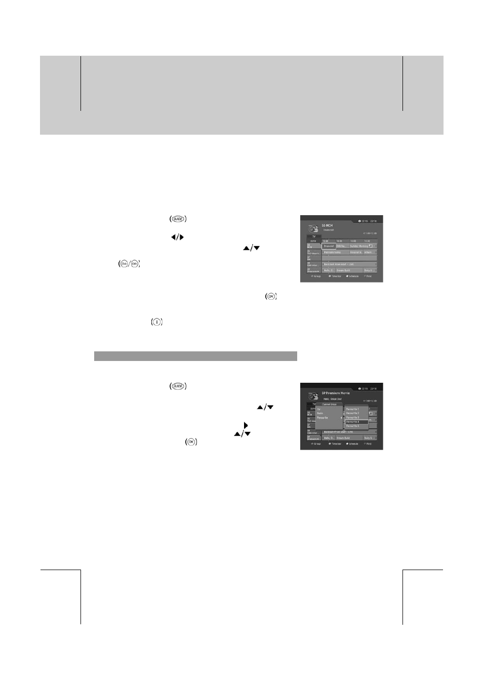 Programme guide | Humax F2-FOXT User Manual | Page 31 / 72