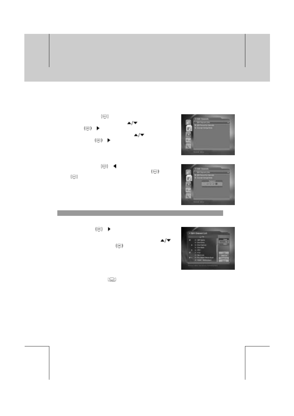 Channel list | Humax VA-FOX T User Manual | Page 25 / 72