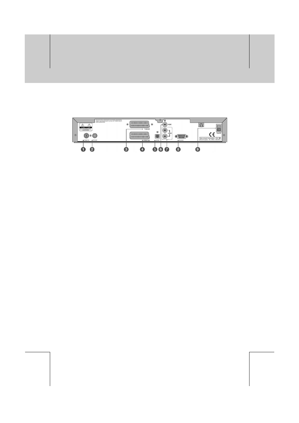 Before using the recorder, 3 rear panel, Gb 10 | Humax CXC-2000PVR User Manual | Page 11 / 80