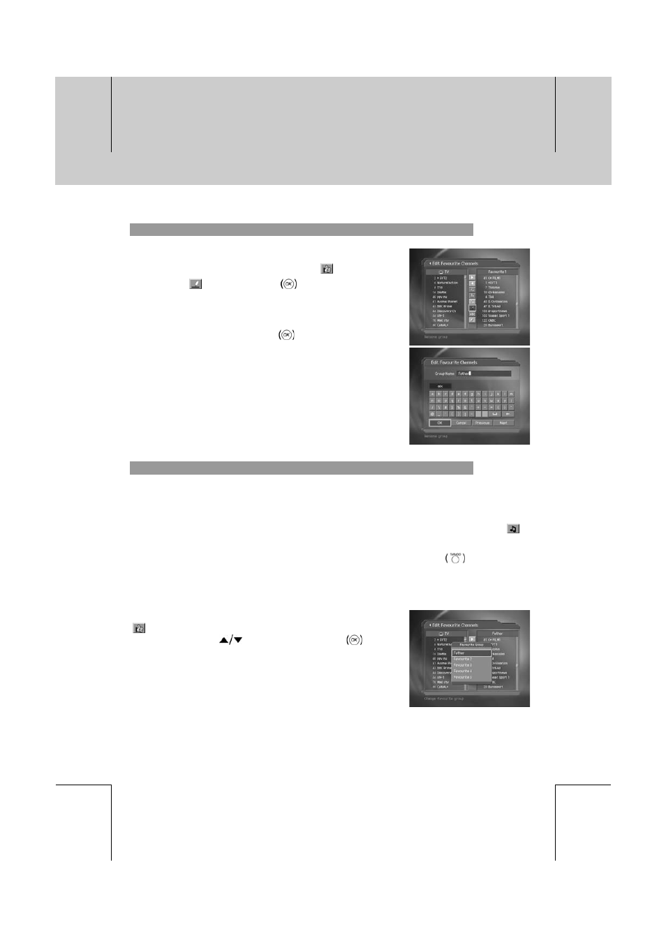 Channel list | Humax CXC-2000PVR User Manual | Page 43 / 80