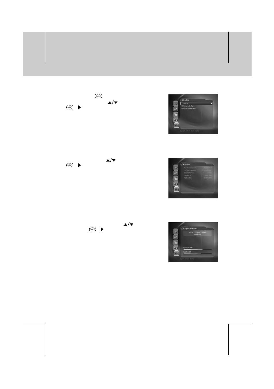 System information | Humax CXC-2000PVR User Manual | Page 69 / 80