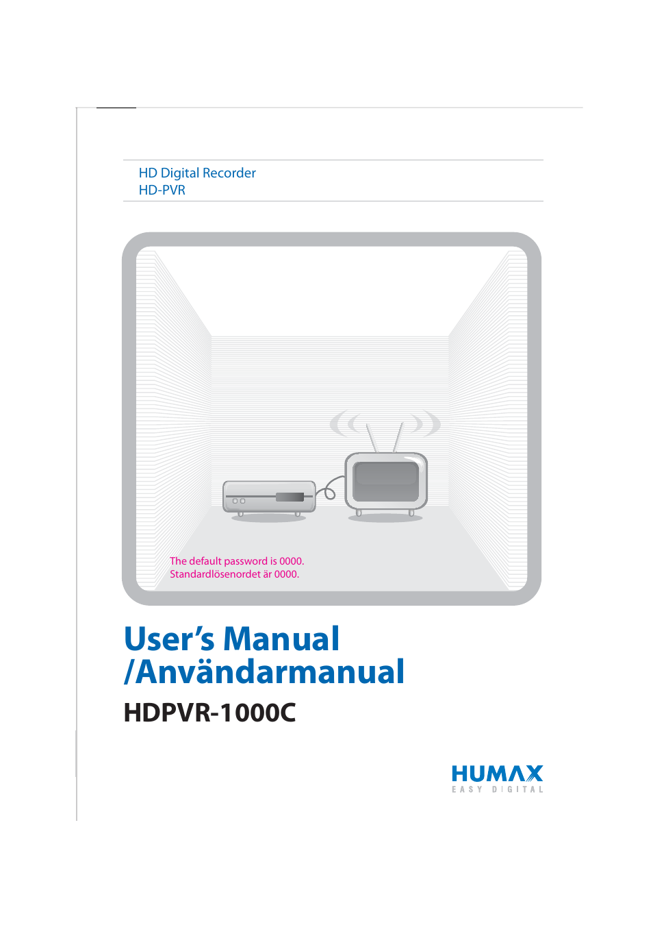 Humax HDPVR-1000C User Manual | 97 pages