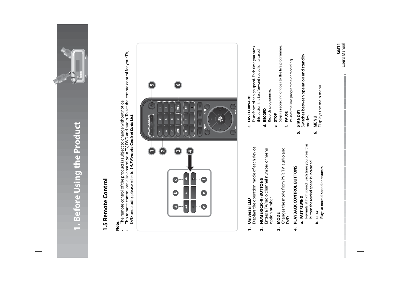 B e fo re u sing the p roduc t | Humax HDPVR-1000C User Manual | Page 12 / 97