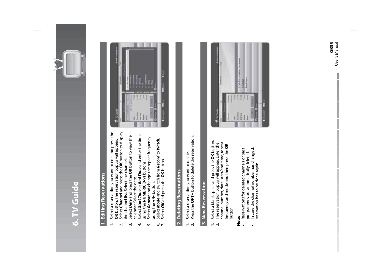 Tv g uide | Humax HDPVR-1000C User Manual | Page 36 / 97