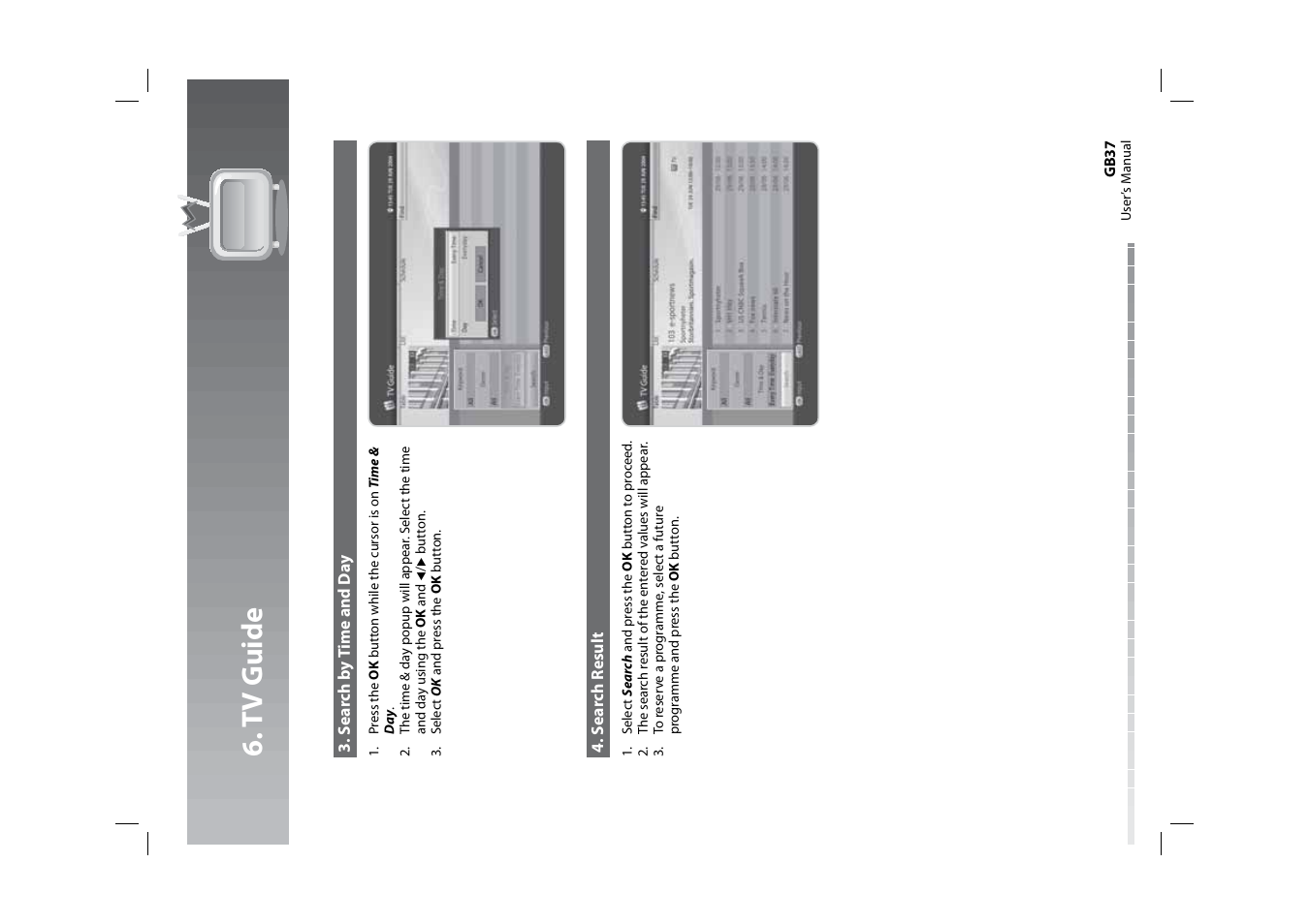 Tv g uide | Humax HDPVR-1000C User Manual | Page 38 / 97