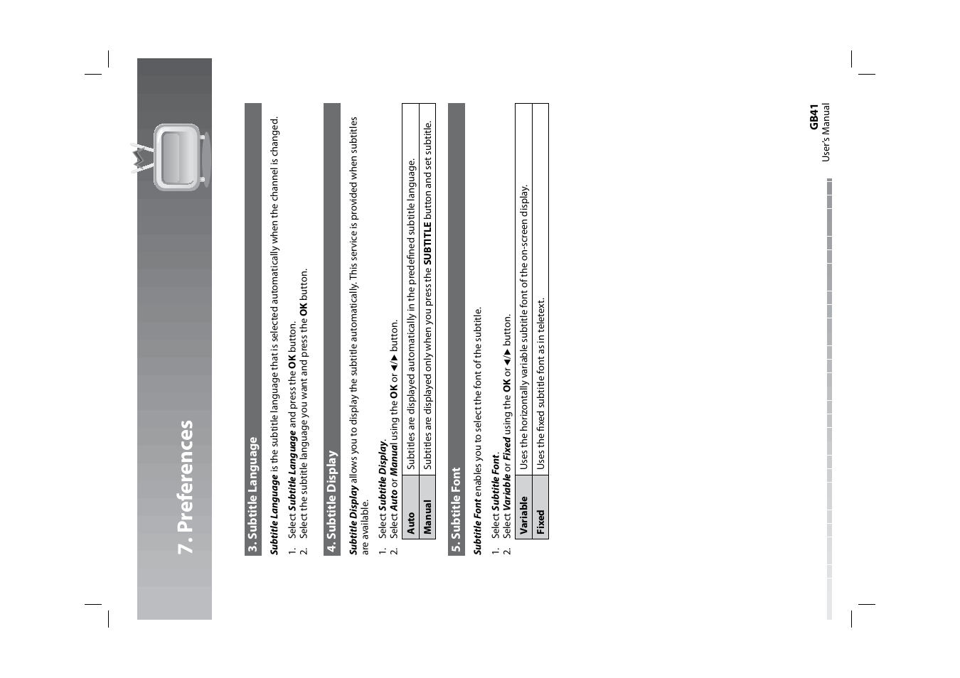 P ref er enc es | Humax HDPVR-1000C User Manual | Page 42 / 97