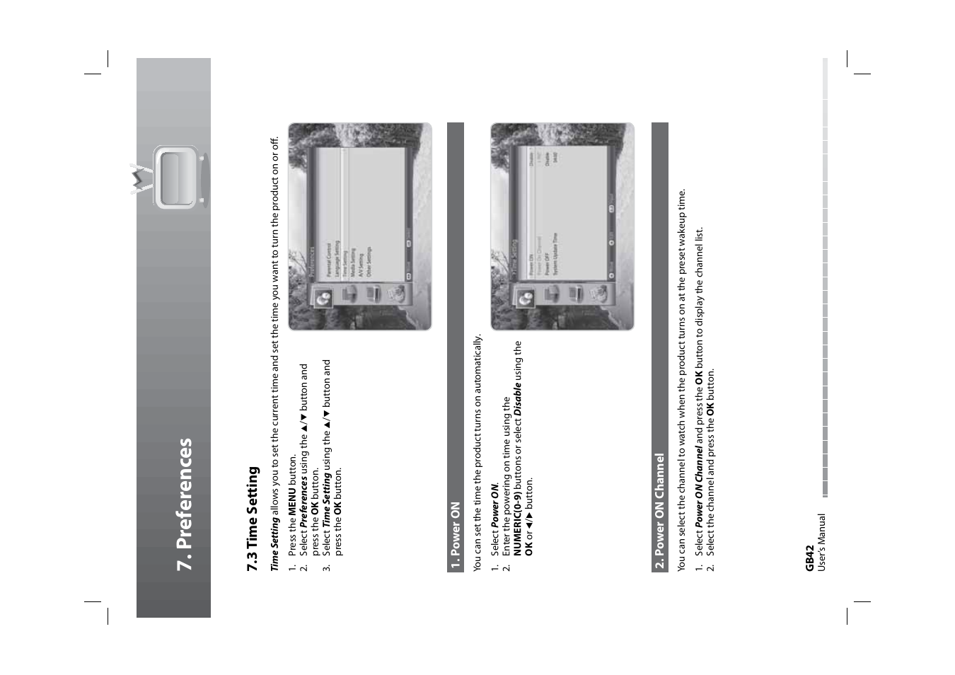 P ref er enc es | Humax HDPVR-1000C User Manual | Page 43 / 97