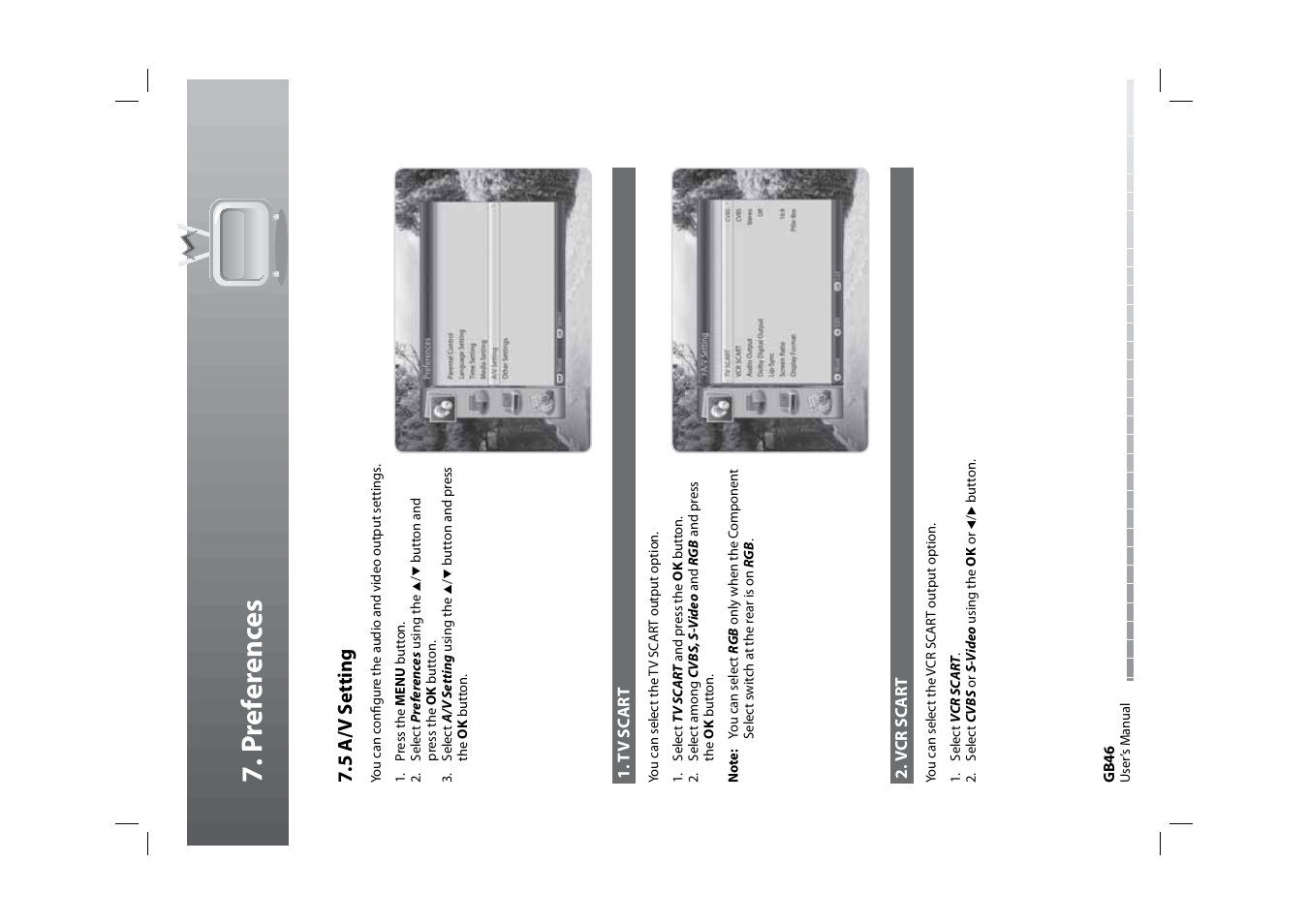 P ref er enc es | Humax HDPVR-1000C User Manual | Page 47 / 97